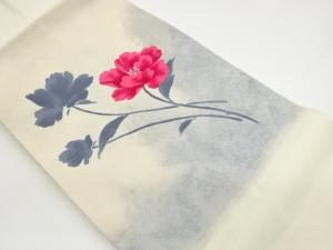 花葉模様織出し名古屋帯